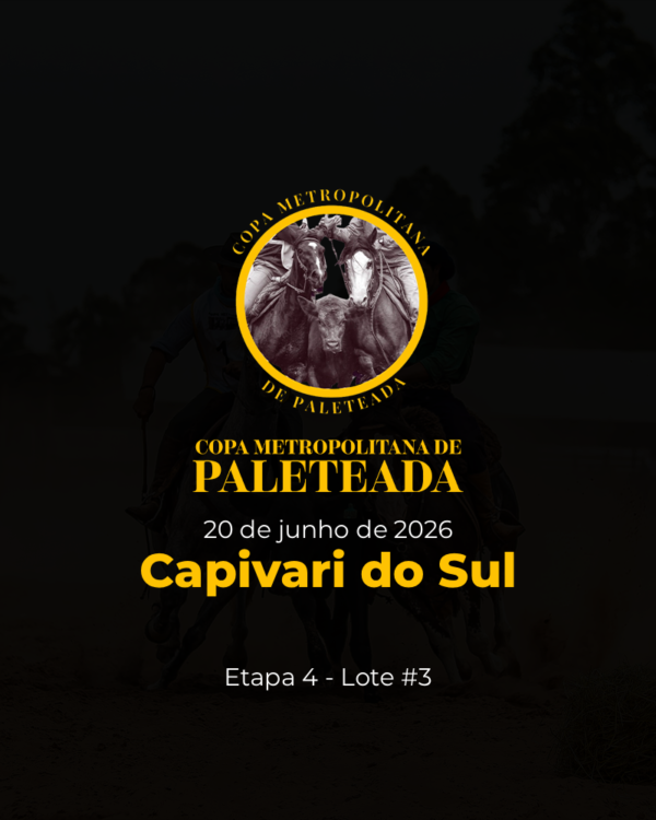 Inscrição - 4ª etapa - 20 de junho (Lote 3)