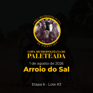 Inscrição - 6ª etapa - 1 de agosto (Lote 3)
